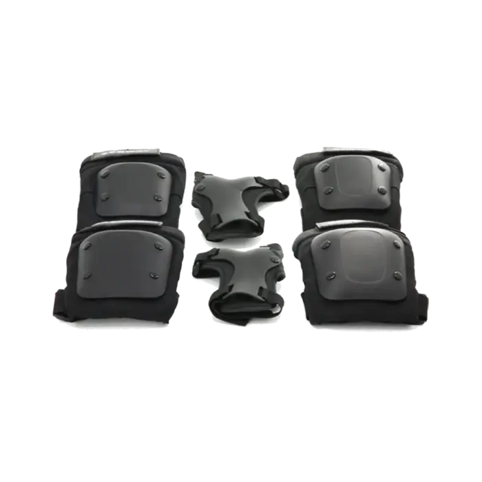 Ensemble complet du kit de protections Segway Ninebot : genouillères, coudières et protège-poignets