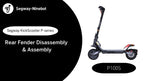 Garde-boue arrière Segway P100SE — Ninebot KickScooter P — vue 2 | Segway France