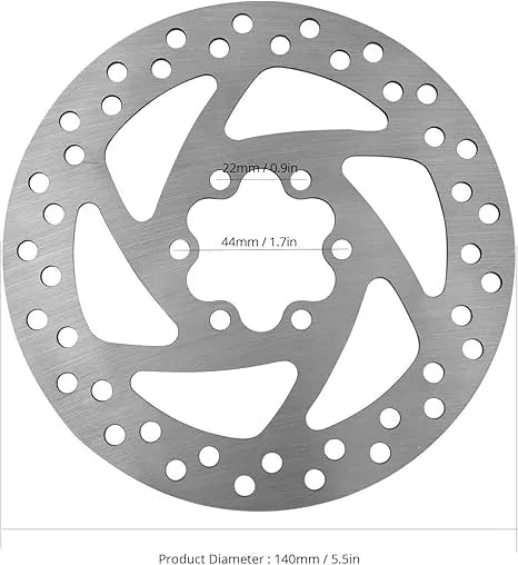 Disque de frein d'origine de 140 mm P65 P100 — Ninebot KickScooter P — vue 2 | Segway France