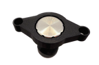 Poignée pour molette de réglage de hauteur de gyropode Segway, détail du bouton métallique