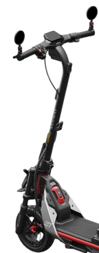 Paire de rétroviseurs Segway Ninebot montés sur le guidon d'une trottinette électrique