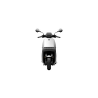 Scooter électrique Segway E150 S blanc, vue de face