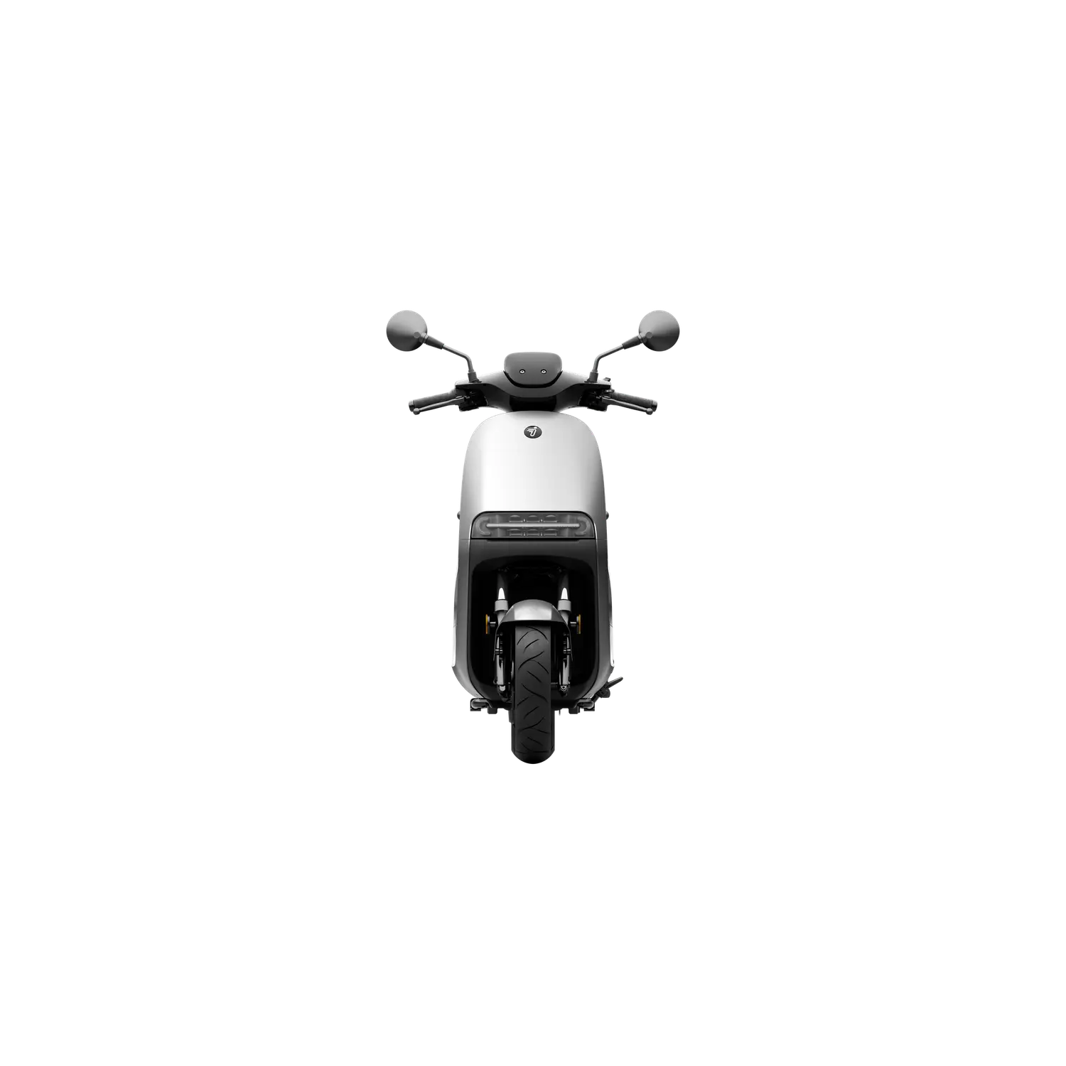 Scooter électrique Segway E150 S blanc, vue de face