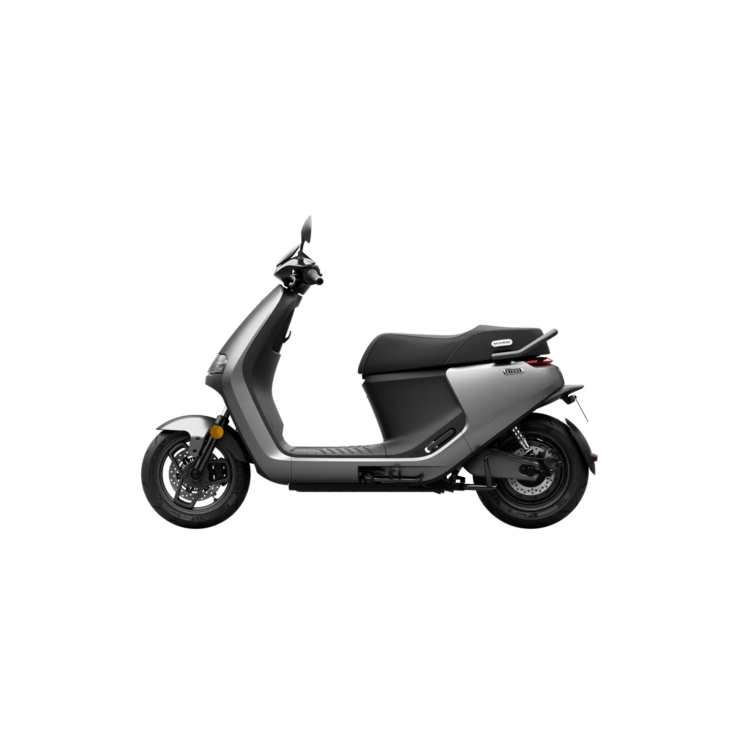 Scooter électrique Segway E150 S gris, vue de profil
