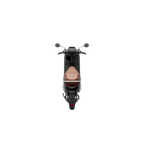 Scooter électrique Segway E150 S vu de l'arrière avec selle marron