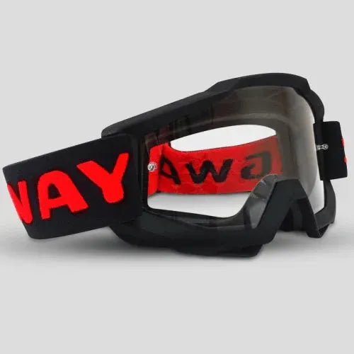 Masque de protection Segway noir et rouge avec écran transparent