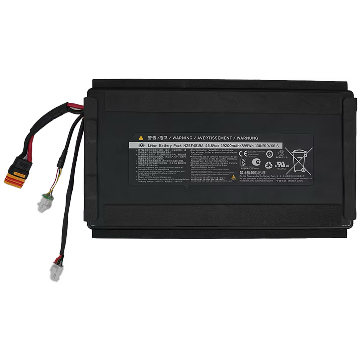 Batterie 46,8V 19,2Ah Lithium-ion Segway GT3, accessoire haute capacité trottinette électrique