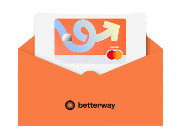 Carte de paiement Betterway dans son enveloppe pour la mobilité durable