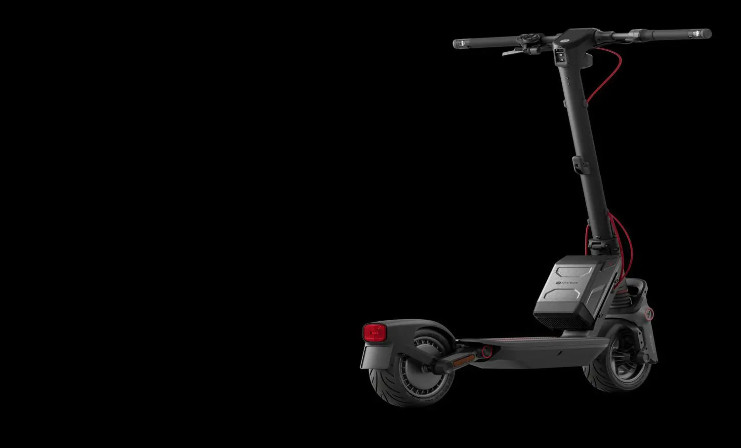 Trottinette électrique avec batterie externe 48 V Segway montée sur la potence