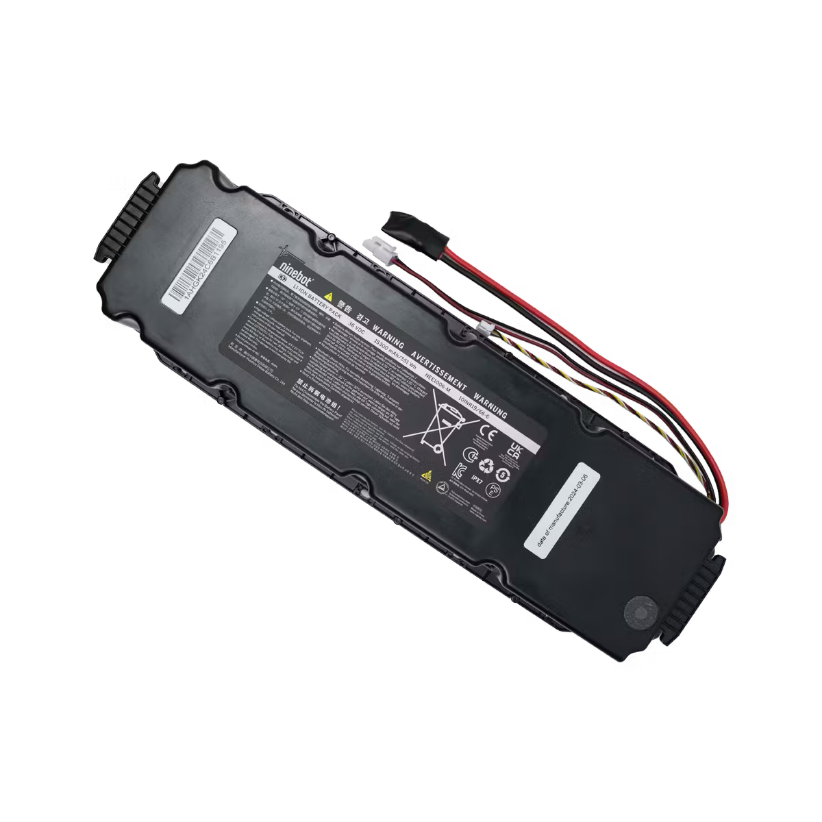 Batterie d'origine pour Kickscooter MAX G2 — Ninebot Max G2 E / Ninebot Max G30 / Ninebot Max G30II E / Ninebot Max G30LE — vue 2 | Segway France