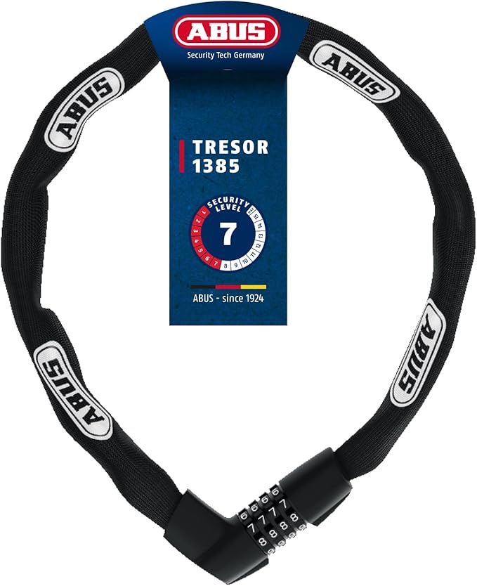 Cadenas ABUS Tresor 1385/110 noir pour trottinette électrique Ninebot