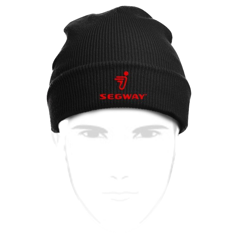 Bonnet Segway noir avec logo brodé