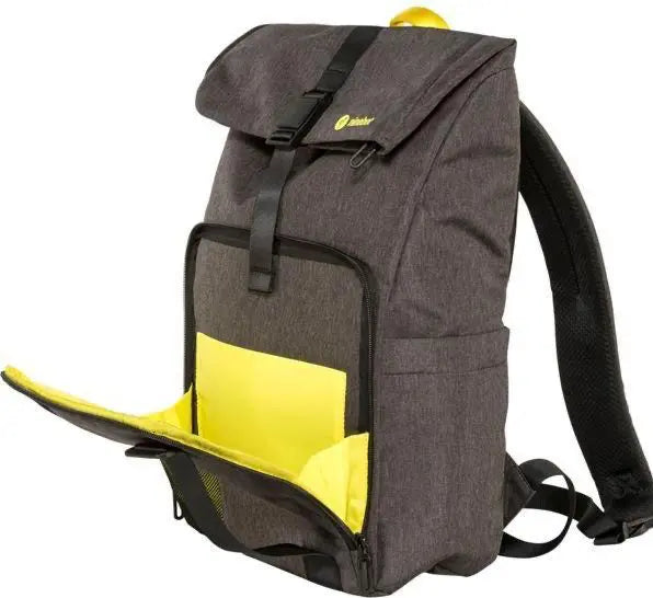 Compartiment avant du sac à dos Ninebot Commuter avec doublure jaune
