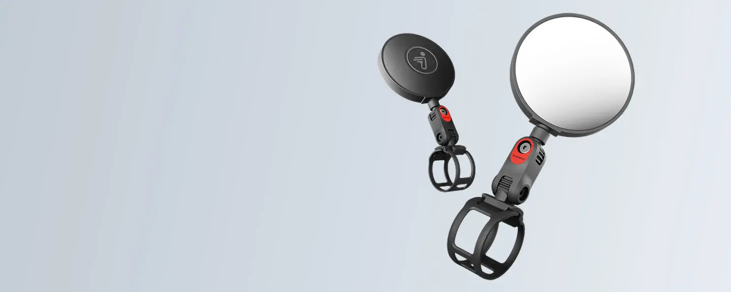Paire de rétroviseurs Segway Ninebot pour trottinette électrique avec colliers de fixation