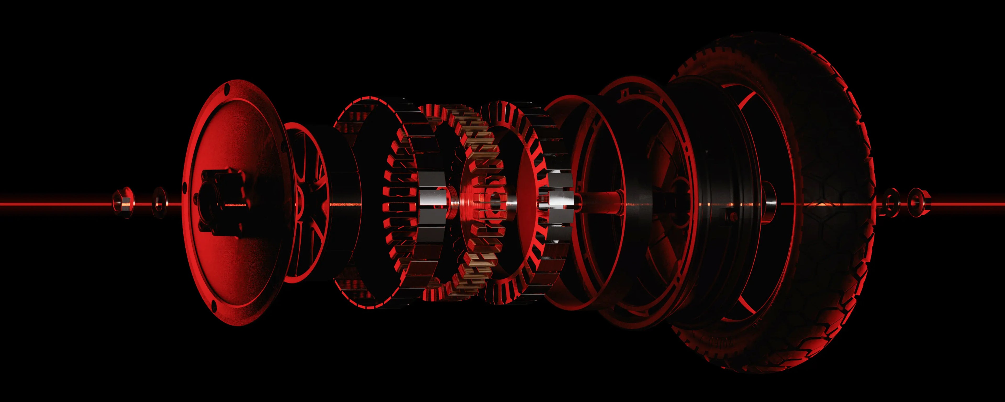 Détail du moteur 1600 W de la trottinette électrique ZT3 Pro E, puissance d'origine.