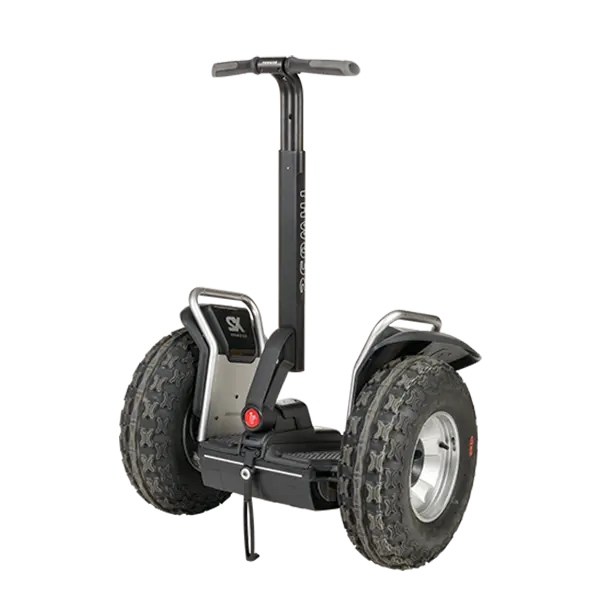 Gyropode tout-terrain Segway X2 SE avec pneus crantés et béquille