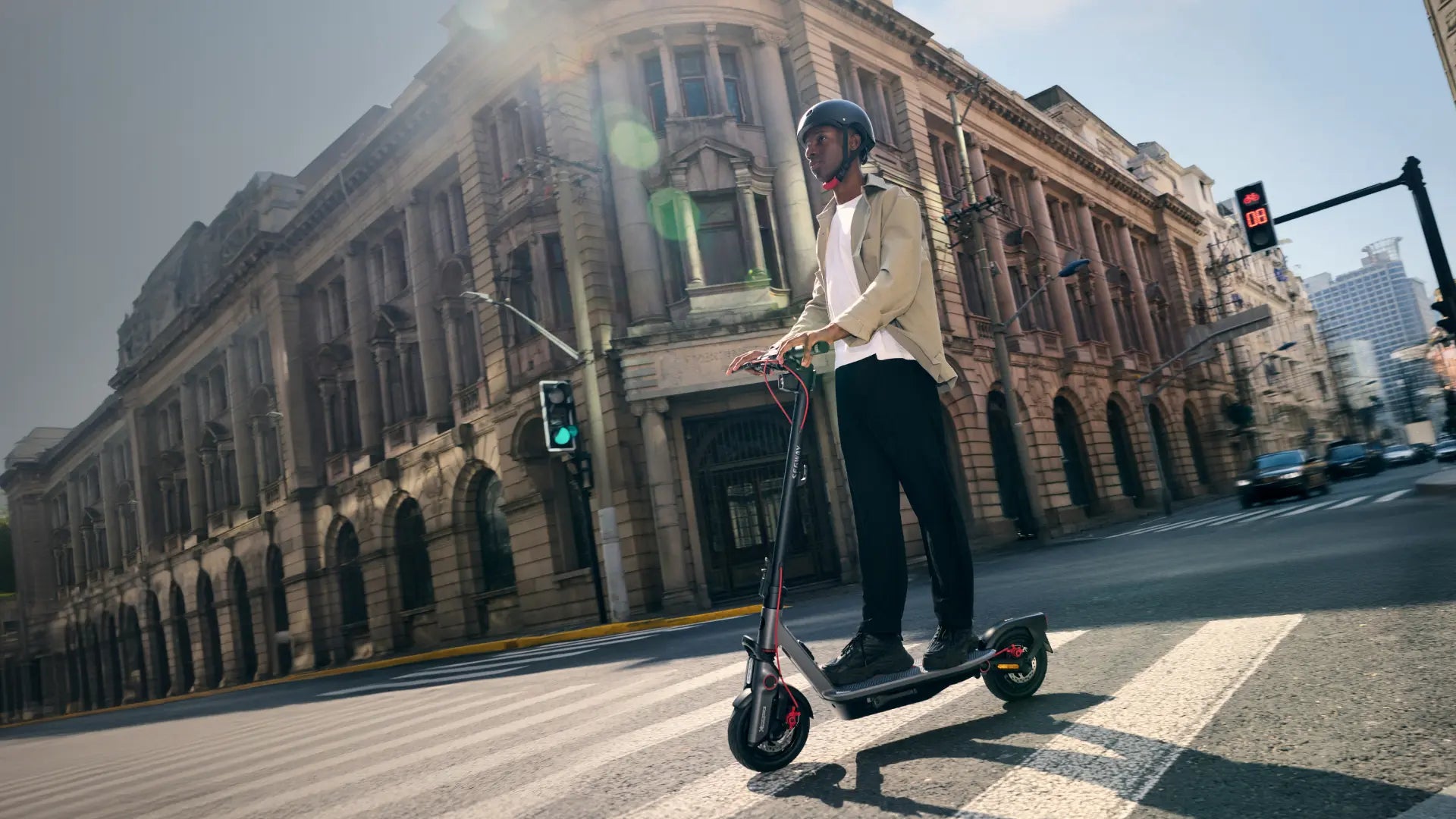 Démonstration du système SegRide™ d'amélioration de la stabilité sur la Ninebot F3 E