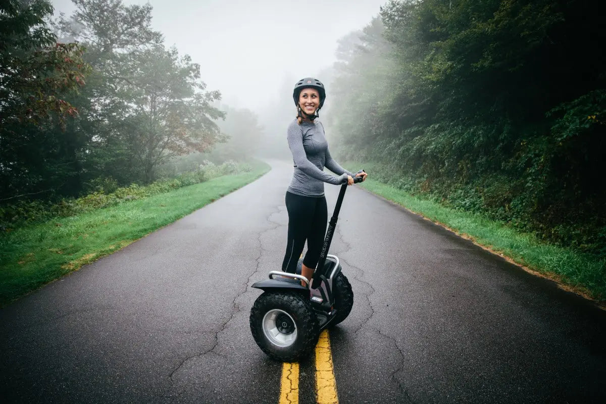 Segway X2 SE en situation professionnelle extérieure