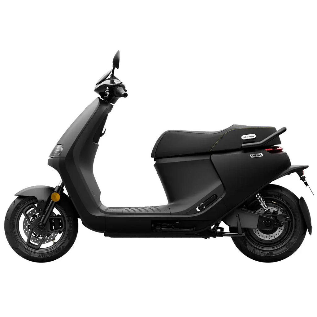 Scooter électrique Segway E250 S noir mat, vue de profil