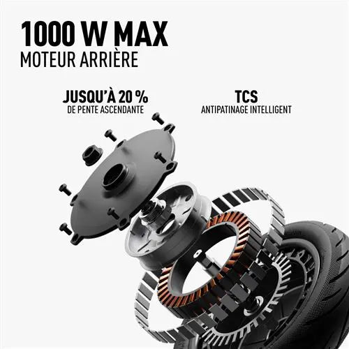 Trottinette électrique Segway Ninebot F3 E, coloris gris