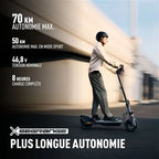 Autonomie jusqu'à 70 km et charge complète en 8 h de la trottinette Segway Ninebot F3 E