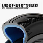 Pneus tubeless 10 pouces à gel auto-cicatrisant de la trottinette Segway Ninebot F3 E