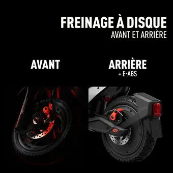 Trottinette électrique Segway ZT3 Pro E - freins
