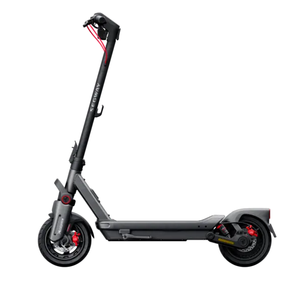 Vue latérale complète de la trottinette Ninebot MAX G3 E