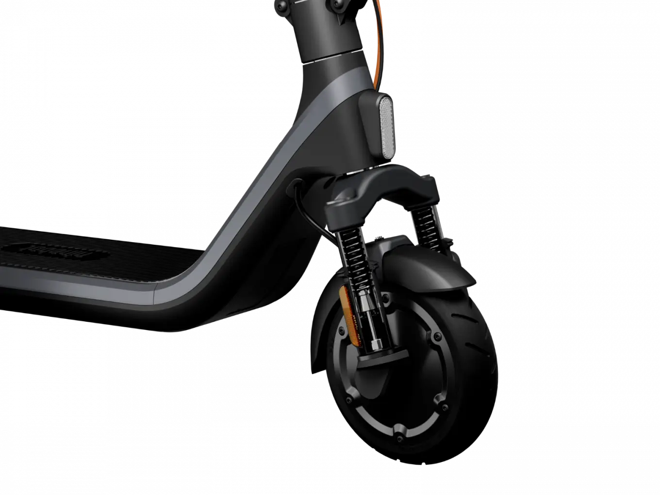 Trottinette électrique Segway Ninebot E2 Plus E II - système de suspension