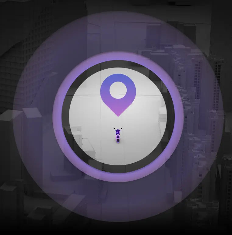 Localisation GPS du scooter électrique Segway E150 S via l'application