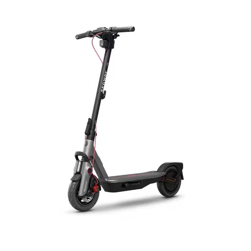Trottinette électrique Segway Ninebot F3 E vue de trois-quarts avant gauche