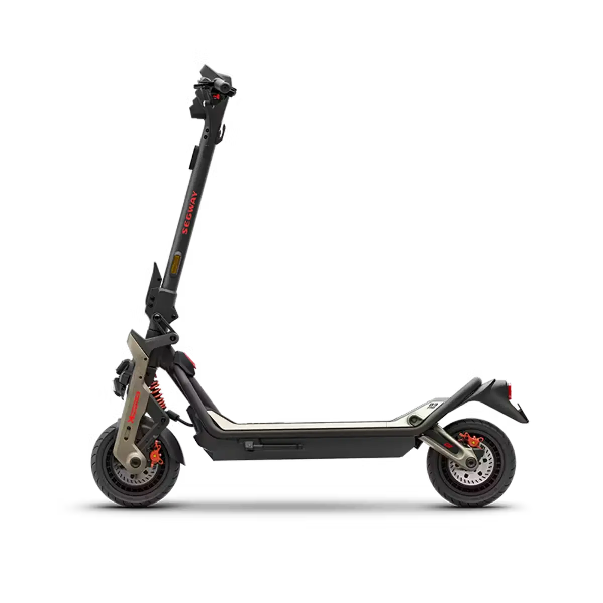 Trottinette électrique Segway GT3 Pro vue de profil avec guidon replié