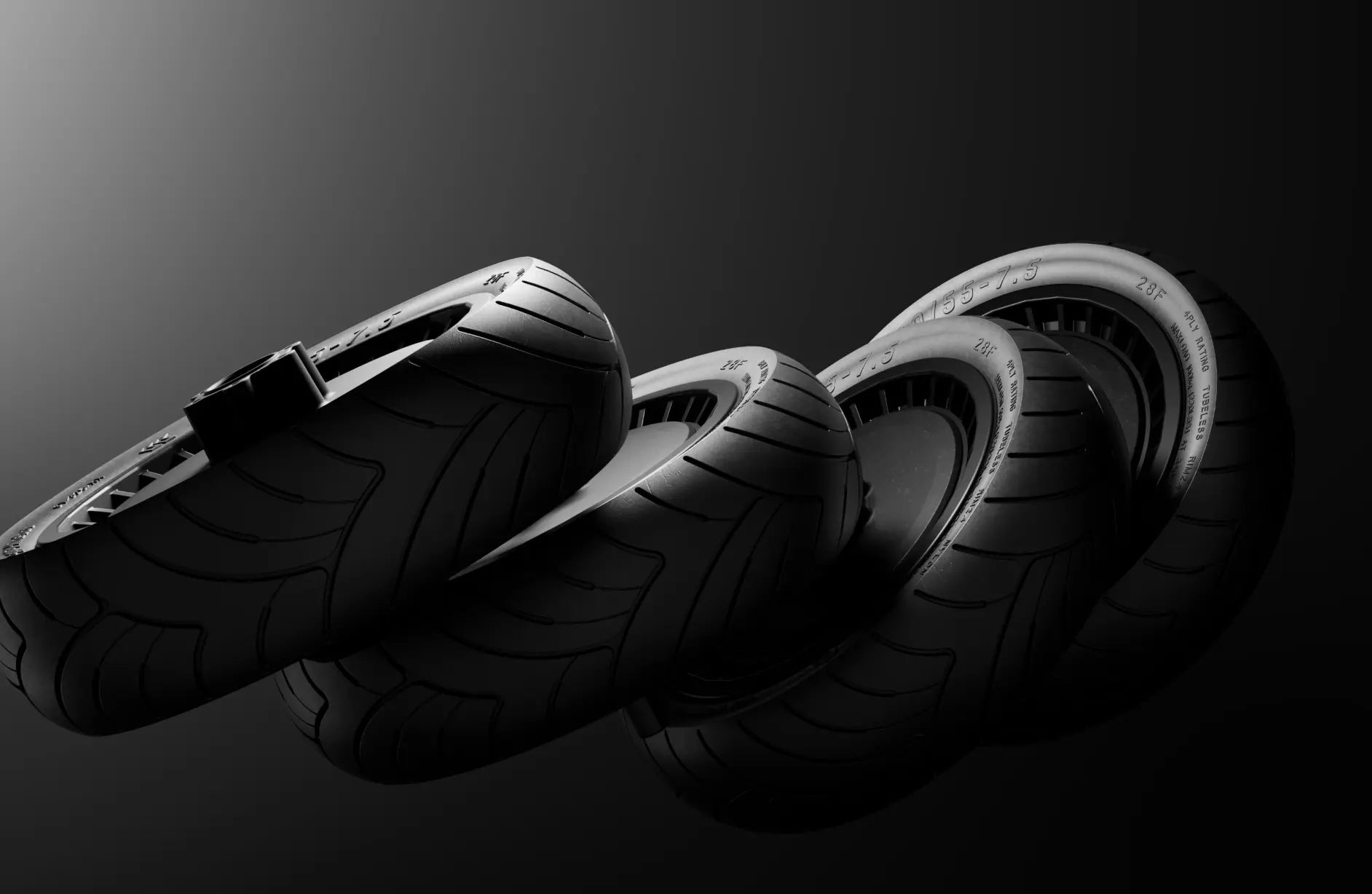Pneus tubeless tout-terrain de la trottinette Segway GT3 Pro