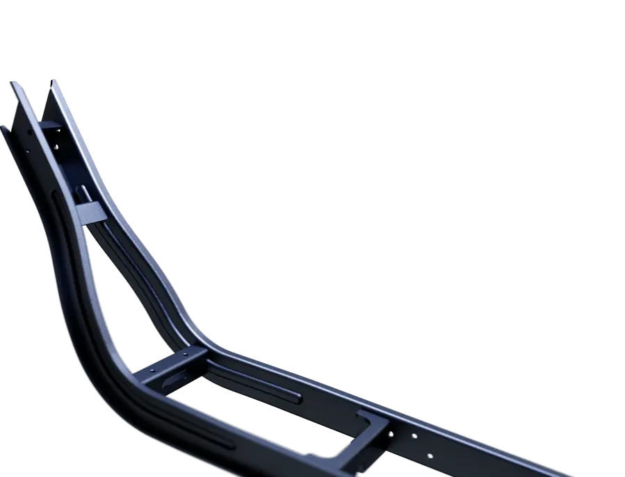 Châssis en aluminium de la trottinette électrique Segway Ninebot E2 Plus E II