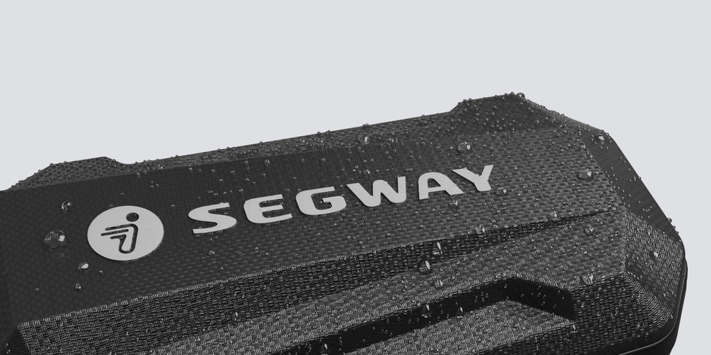 Sacoche avant Segway Ninebot étanche, détail du tissu déperlant