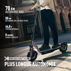 Plus longue autonomie de la trottinette Segway Ninebot F3 Pro E : jusqu'à 70 km en une charge