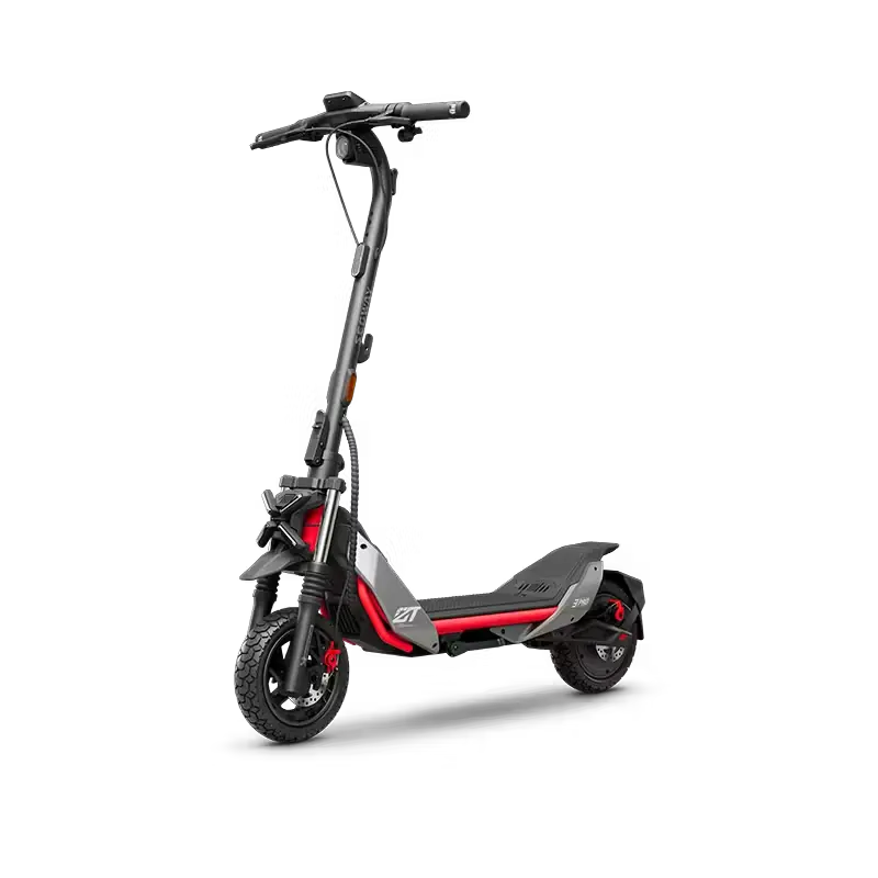 Trottinette électrique tout-terrain Segway ZT3 Pro E, double suspension haute performance.